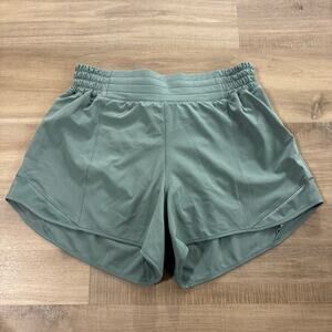 Lululemon Hotty Hot Short High-Rise Long 4" Tidewater Teal Women Size 6